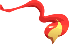 Flame twisted clipart