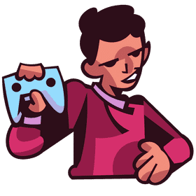 Gamer joystick clipart