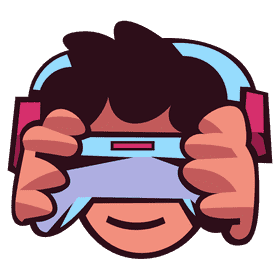 Gamer joystick and headphones clipart