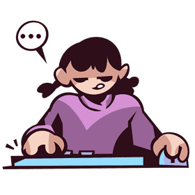 Gamer keyboard clipart