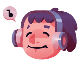 Listening boy clipart