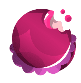 Macarons bite clipart