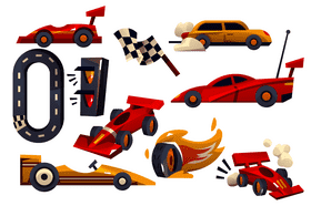 Race car vector
