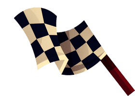 Race car flag clipart