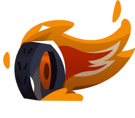 Race car wheel clipart