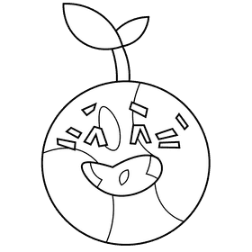 Recycle planet black and white clipart