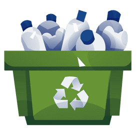 Recycle trash can clipart