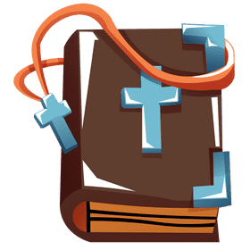 Rosary book clipart
