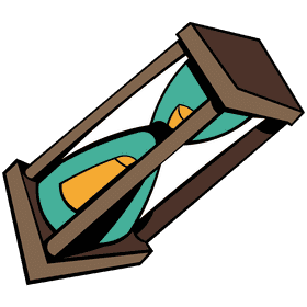 Sand hour glass clipart