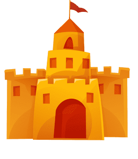 Sandcastle big clipart