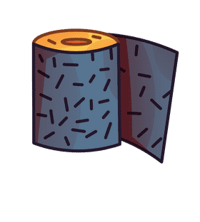 Sandpaper roll clipart