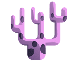 Sea weed holes clipart