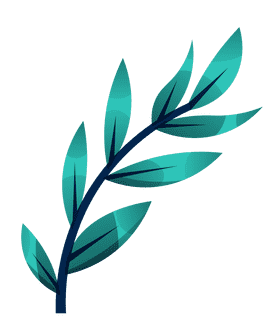Sea weed leaves clipart