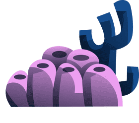 Sea weed reef clipart