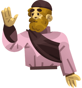 Shepherd greeting clipart