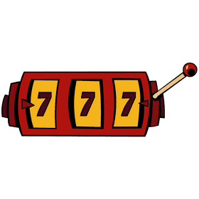 Slot machine jackpot clipart