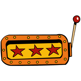 Slot machine stars clipart