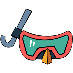 Snorkel nose clipart
