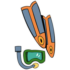 Snorkel set clipart