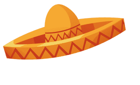 Sombrero zig zag clipart