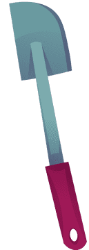 Spatula bladelike clipart