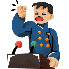 Speech rhetoric clipart