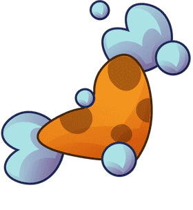 Sponge heart clipart