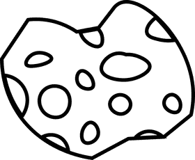 Sponge sponge black and white clipart