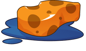 Sponge wet clipart