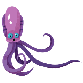 Squid giant clipart