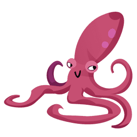 Squid tricky clipart
