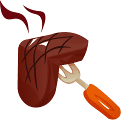 Steak deep fried clipart