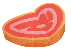 Steak meat clipart