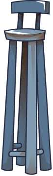 Stool high clipart