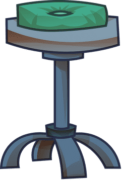 Stool modern clipart