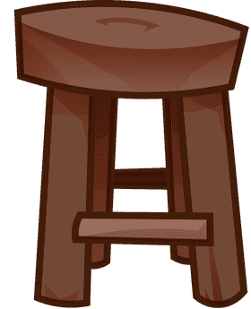 Stool small clipart