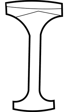 Stool vintage black and white clipart