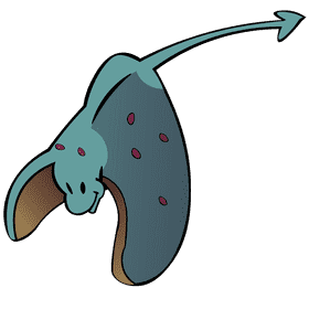 Stringray floats clipart