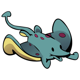 Stringray happy clipart