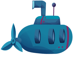 Submarine clipart