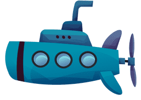 Submarine uboat clipart