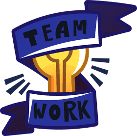 Team light bulb clipart