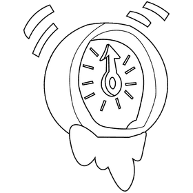 Temperature thermometer black and white clipart