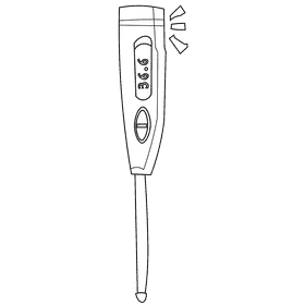 Temperature thermometer black and white clipart