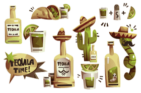 Tequila vector