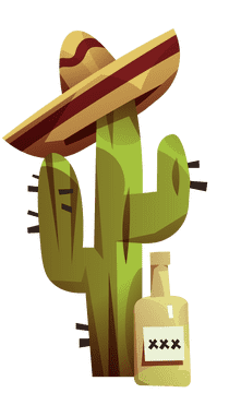 Tequila cactus clipart