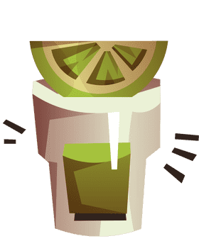 Tequila glasstop clipart