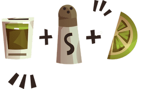 Tequila recipe clipart