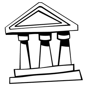 Theater theater black and white clipart