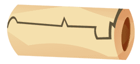 Toilet paper roll finished clipart